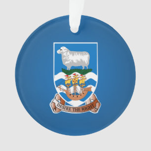 Ornamento Brasão de armas das Ilhas Falkland