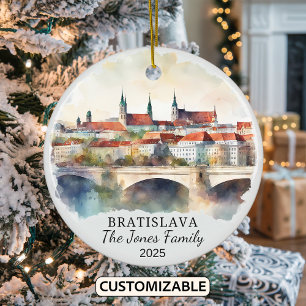 Ornamento Bratislava Personalizado, Presente na Es
