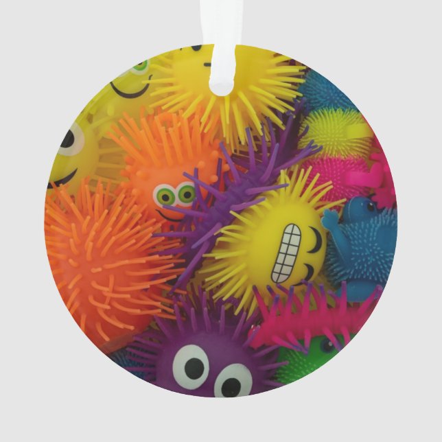Ornamento Brinquedo Antiestresse Bola Macia (Verso)