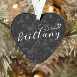 Ornamento Brittany Flag in Heart, Breton