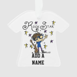 Ornamento Brunette Rock Star