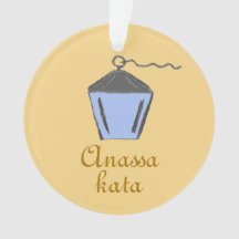 Bryn Mawr Lanterna Azul Claro Anassa Kata Dourada