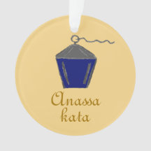 Bryn Mawr Lanterna Azul Escuro Anassa Kata Dourada