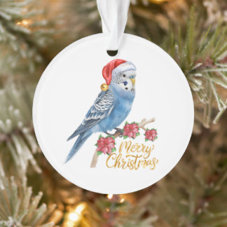 Ornamento Budgie Christmas