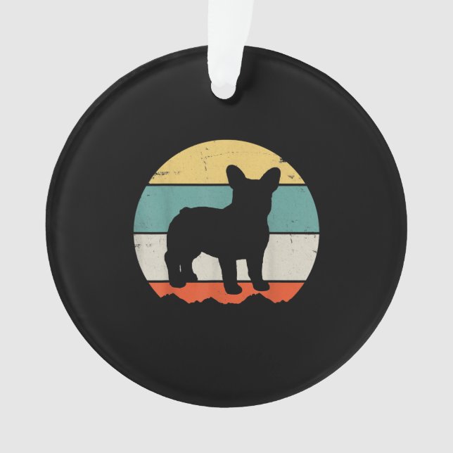 Ornamento buldogue francês | presentes raparigas-presentes,  (Frente)