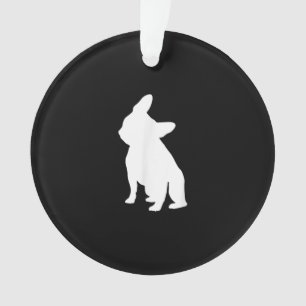 Ornamento buldogue francês simples presente bonitinho fre