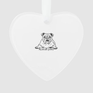 Ornamento Bulldog Adorável
