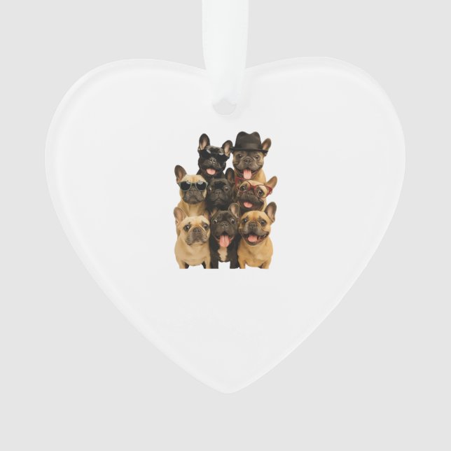 Ornamento Bulldog Francês (Frente)