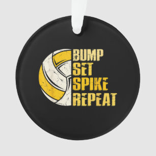 Ornamento Bump Set Spike Repita Volei Divertido