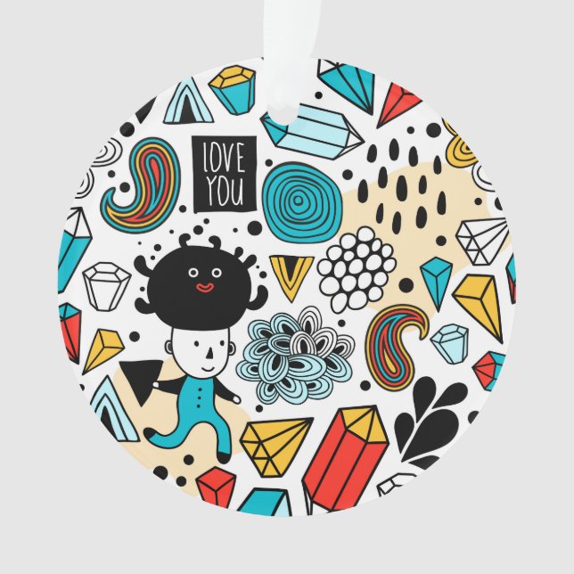 Ornamento Cabeça louca (Frente)