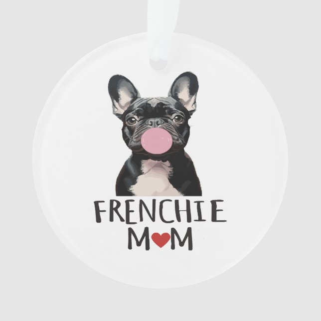 Ornamento Cachorro francês fofo (Frente)