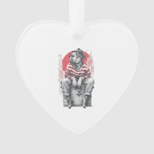 Ornamento Cachorro Mudo e Divertido Mastim Mimo
