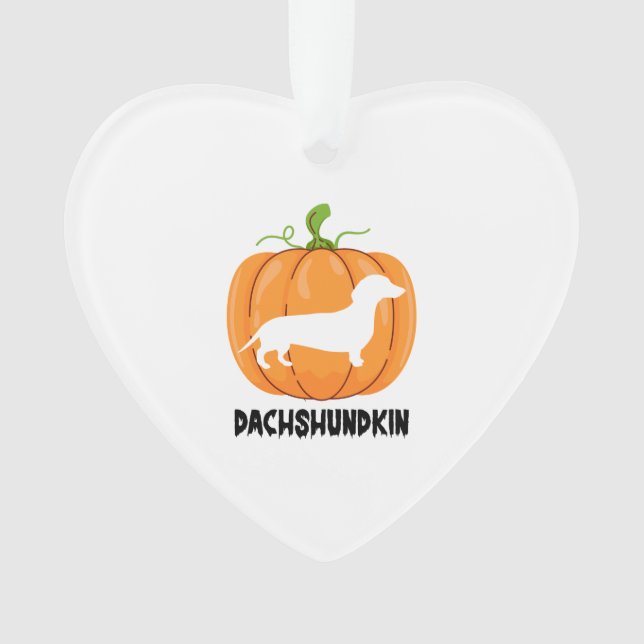 Ornamento Cachshund Halloween (Frente)
