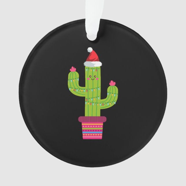 Ornamento Cactus Natal (Frente)