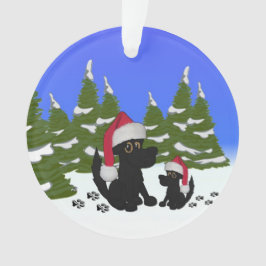 Ornamento Cães de Natal