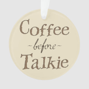 Ornamento Café antes de Talkie