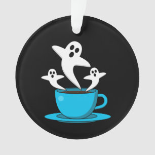 Ornamento Café fumante fantasma