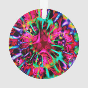 Ornamento Caleidoscópio Apofílise Arte Fractal - I