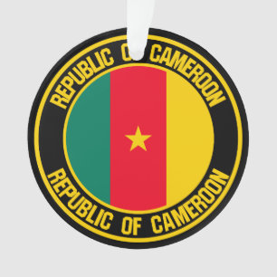 Ornamento Camarões Round Emblem