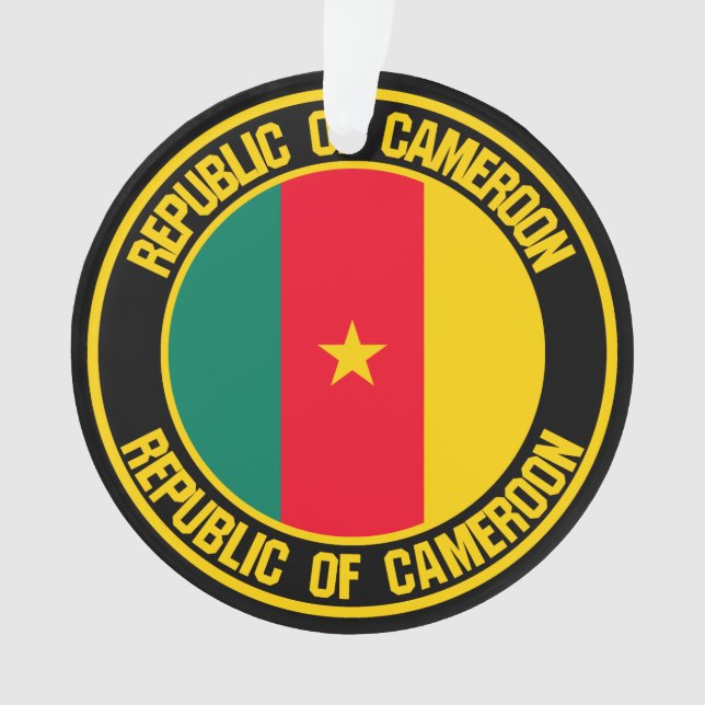 Ornamento Camarões Round Emblem (Frente)