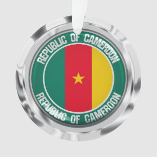 Ornamento Camarões Round Emblem