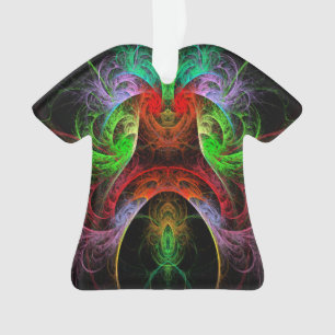 Ornamento Camisa acrílica de Abstrato de arte carnaval