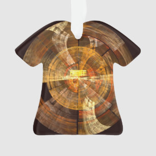 Ornamento Camisa acrílica de arte de Abstrato de integridade