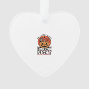 Ornamento Camisa de Abóbora Vintage Halloween Horror Night D