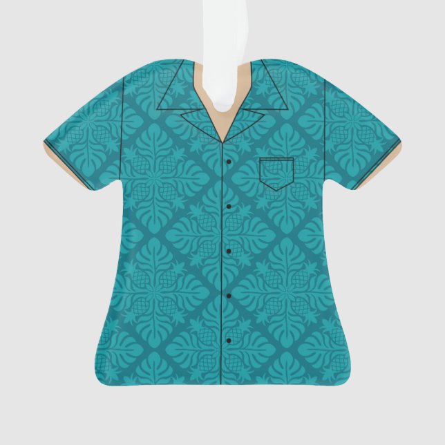 Ornamento Camisa de Aloha Havaiana  (Frente)