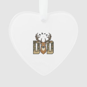 Ornamento Camisa de caça ao veado pai camuflagem Buck Vector