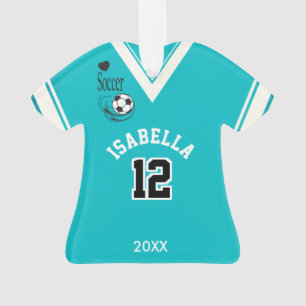 Ornamento Camisa De Futebol Teal