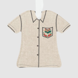 Ornamento Camisa de Hula Holiday Hawaiian Hula Aloha