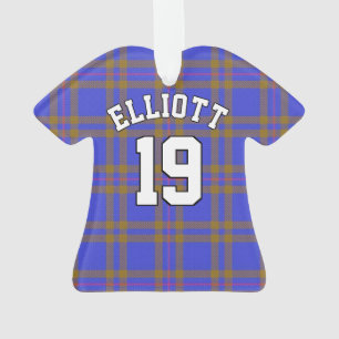 Ornamento Camisa de Natal Clan Elliot Elliott Tartan