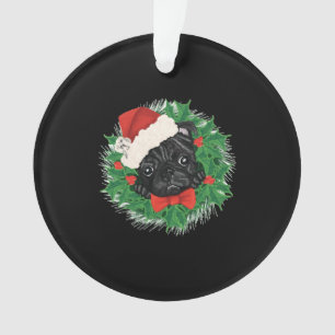 Ornamento Camisa de Natal de Pug Incrível