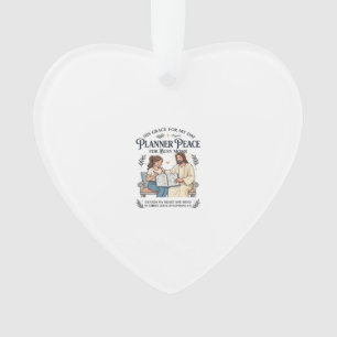 Ornamento Camisa de planejador de mãe de ensino domiciliar d