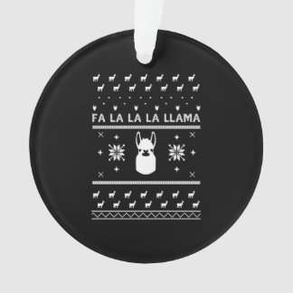 Ornamento Camisa De Suor De Natal Llama