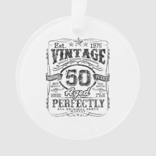 Ornamento Camisa Edição Limitada Vintage 1976 50 Anos de Ida