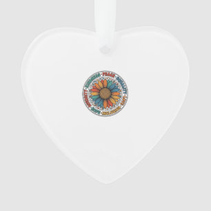 Ornamento Camisa Flor de Bondade Paz Igualdade Vintage_1