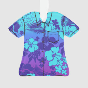 Ornamento Camisa havaiana da flora do hibiscus da mistura de