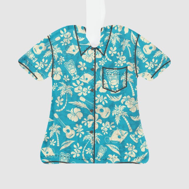 Ornamento Camisa Makapuu Beach Hawaik Aloha (Frente)