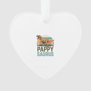 Ornamento Camisa Pappysaurus Dinossauro Engraçado Pôr do Sol