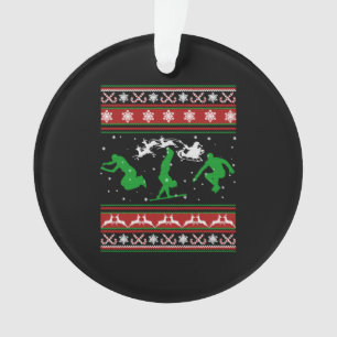 Ornamento Camisa Parkour - Camisa de Natal Parkour