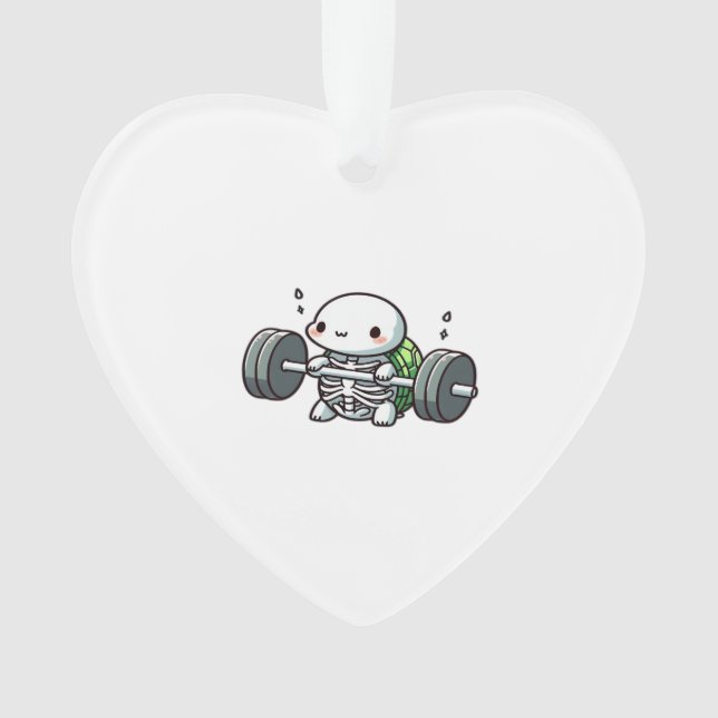 Ornamento Camisa-T Clássica Da Tartaruga Cúbica (Frente)