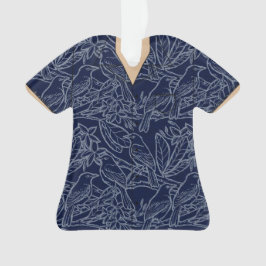 Ornamento Camisa temática do Havaí em acrílico