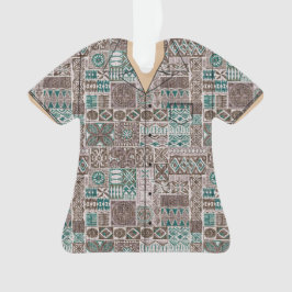 Ornamento Camisa temática do Havaí em acrílico para lembranç