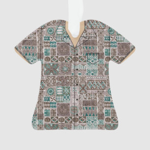 Ornamento Camisa temática do Havaí em acrílico para lembranç