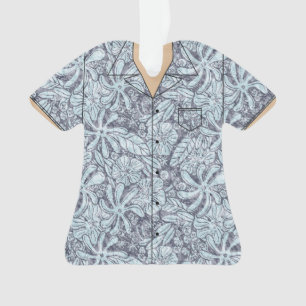 Ornamento Camisa temática do Havaí em acrílico para lembranç