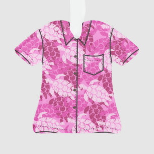Ornamento Camiseta Aloha Hawaiana de Honu Sea Turtle