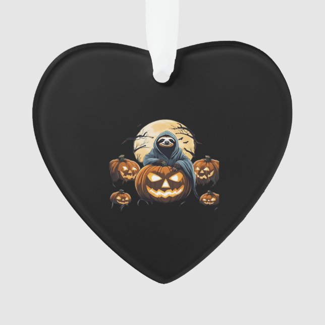 Ornamento Camiseta Clássica de Caça à Noite de Sloth (Frente)