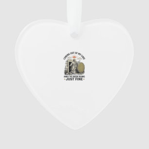Ornamento Camiseta Cristã Ressurreição Saindo da Minha Caver